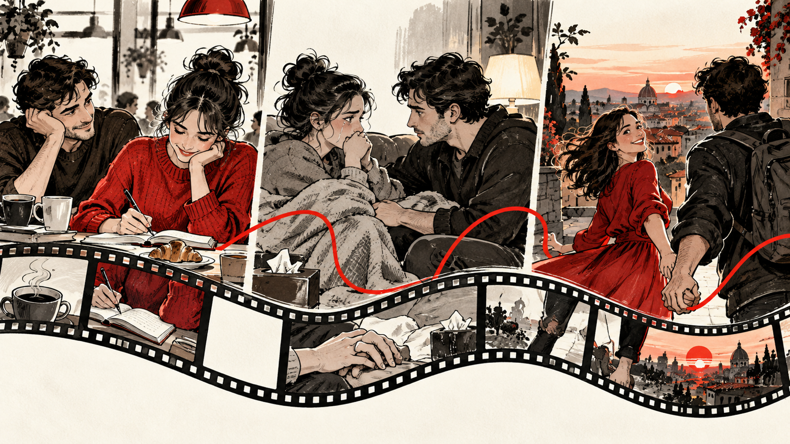 How to Write a Romantic Comedy: Chemistry, Conflict and an Earned Ending — three quiet romance moments noticing a habit sharing vulnerability and making a changed choice