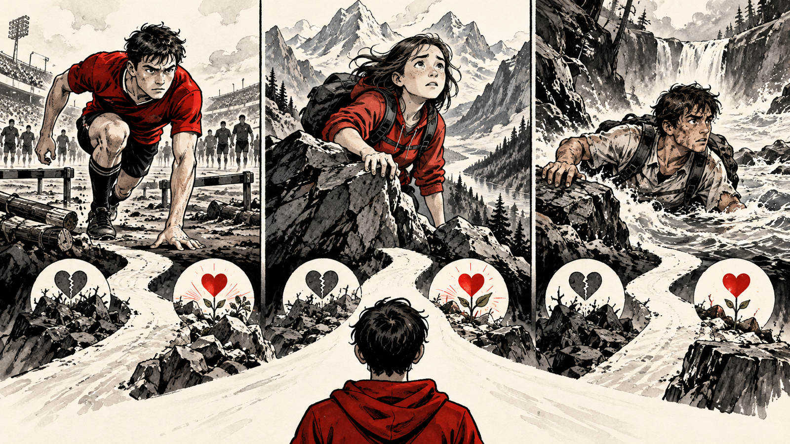 How to Write Sports, Superhero, Coming-of-Age, Biopic and Survival Films — sports athlete teen explorer and survivor facing different external obstacles but similar emotional choices